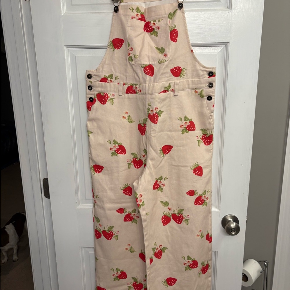 Cider Pink and Red Strawberry Print Accessory
